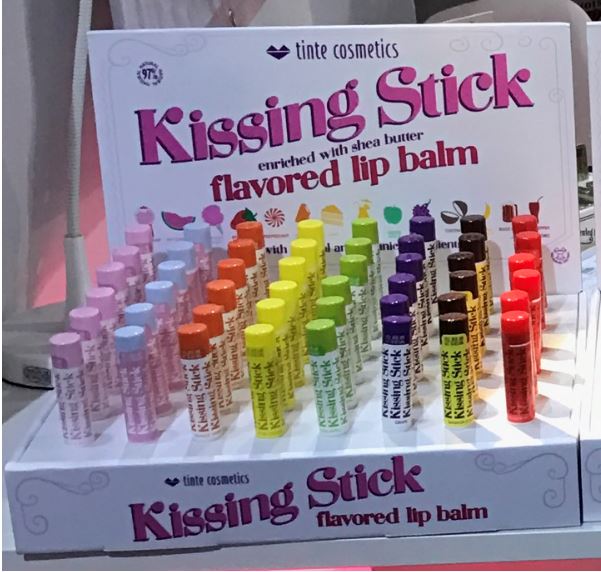 Display - Kissing Stick Flavored Lip Balm (POP)