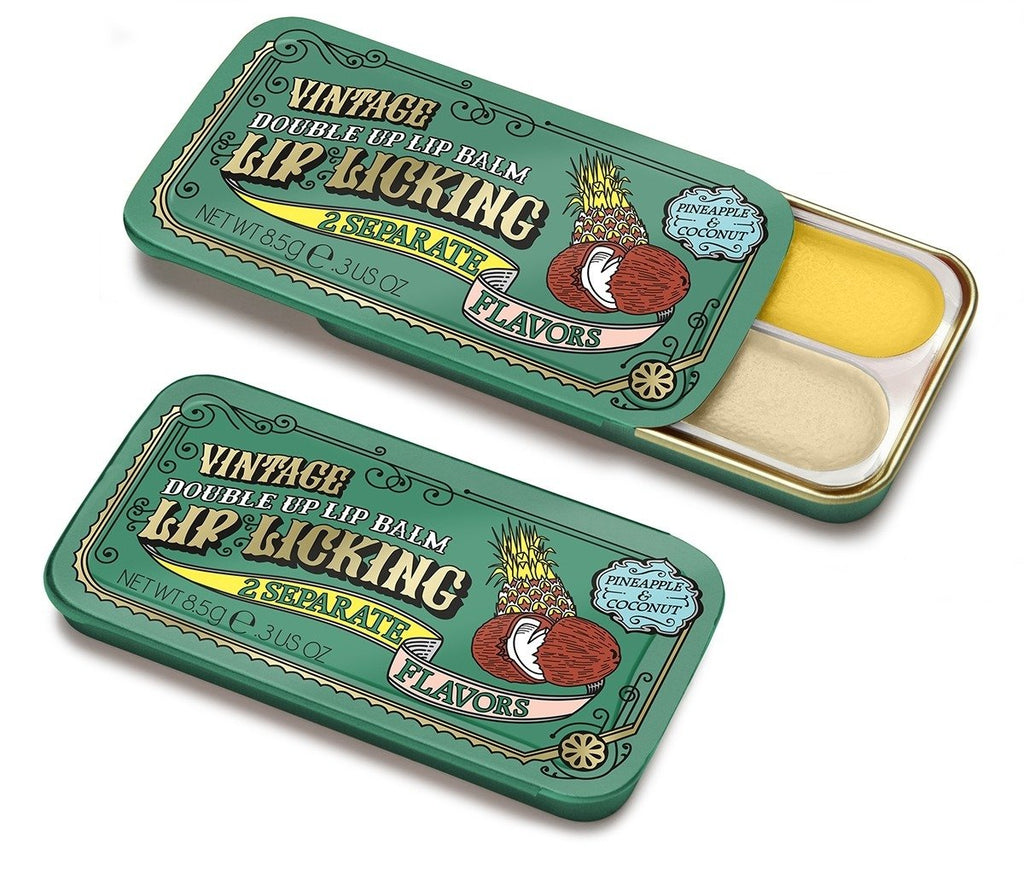 Tester - Pineapple & Coconut Double Up Lip Licking Lip Balm