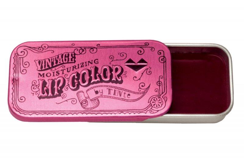 Berry Flavored Lip Gloss Vintage Slider Tin • Blackberry Jam